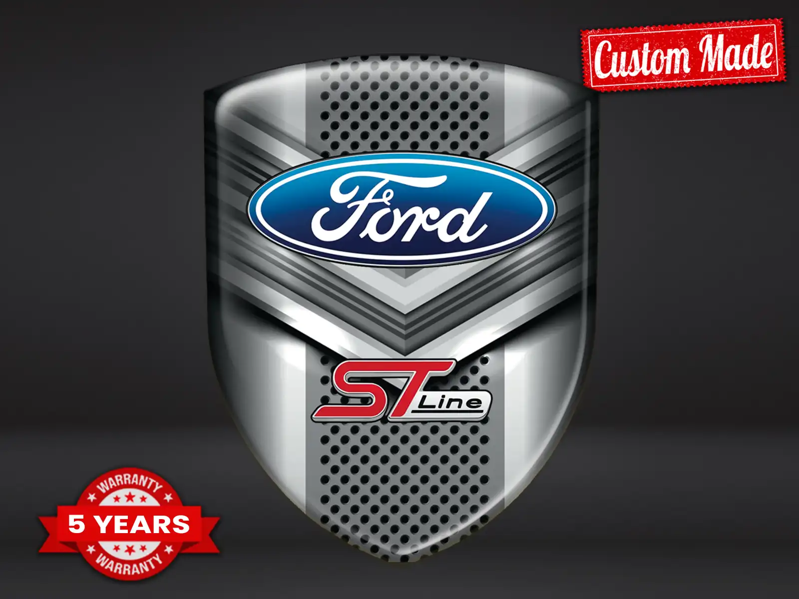 Ford Décalcos Résine Qualité Perso Style Bombé Élégant